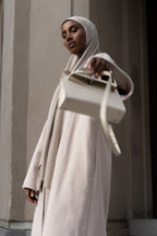 BRUSHED WOOL COAT