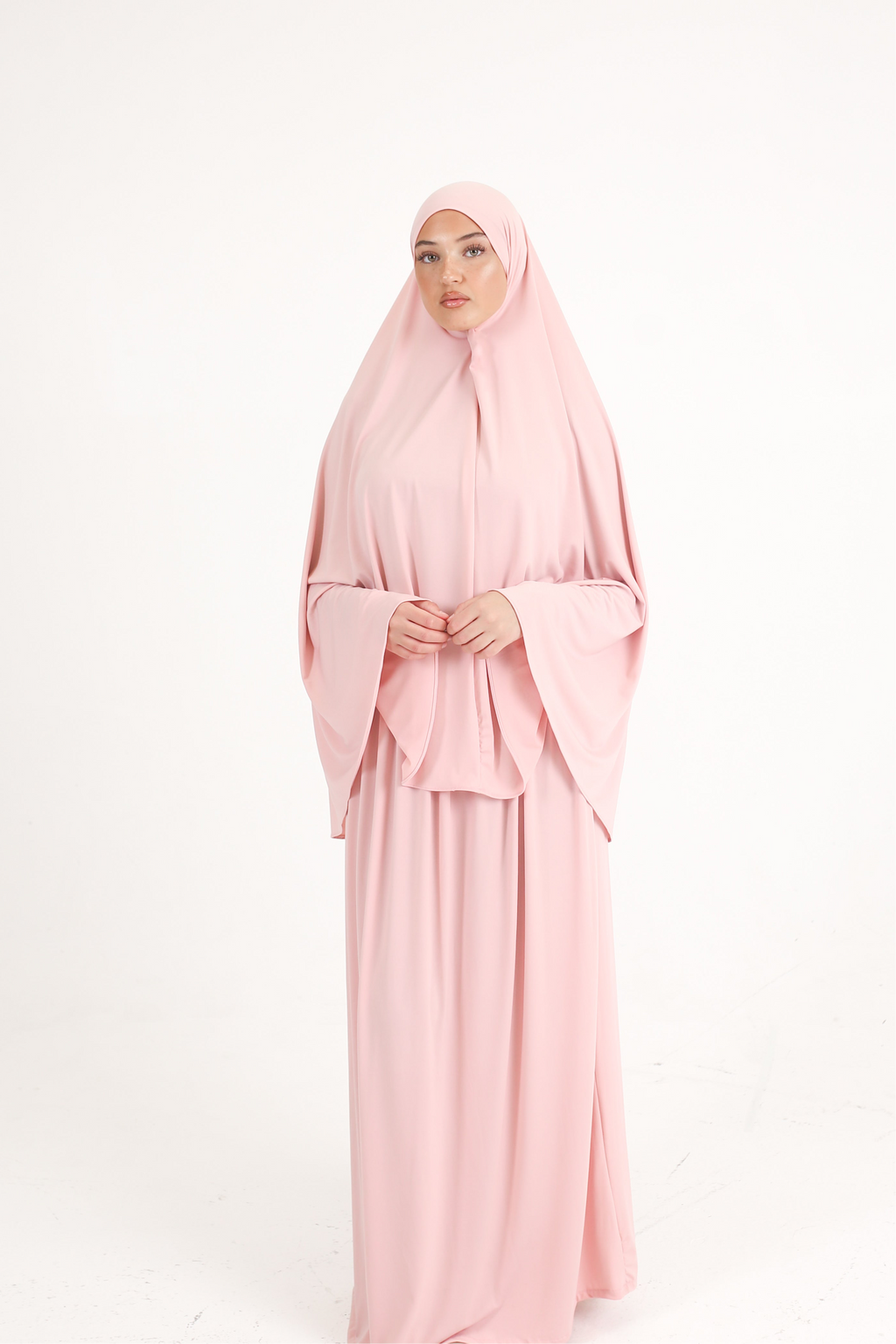KHIMAR SET - BABY PINK