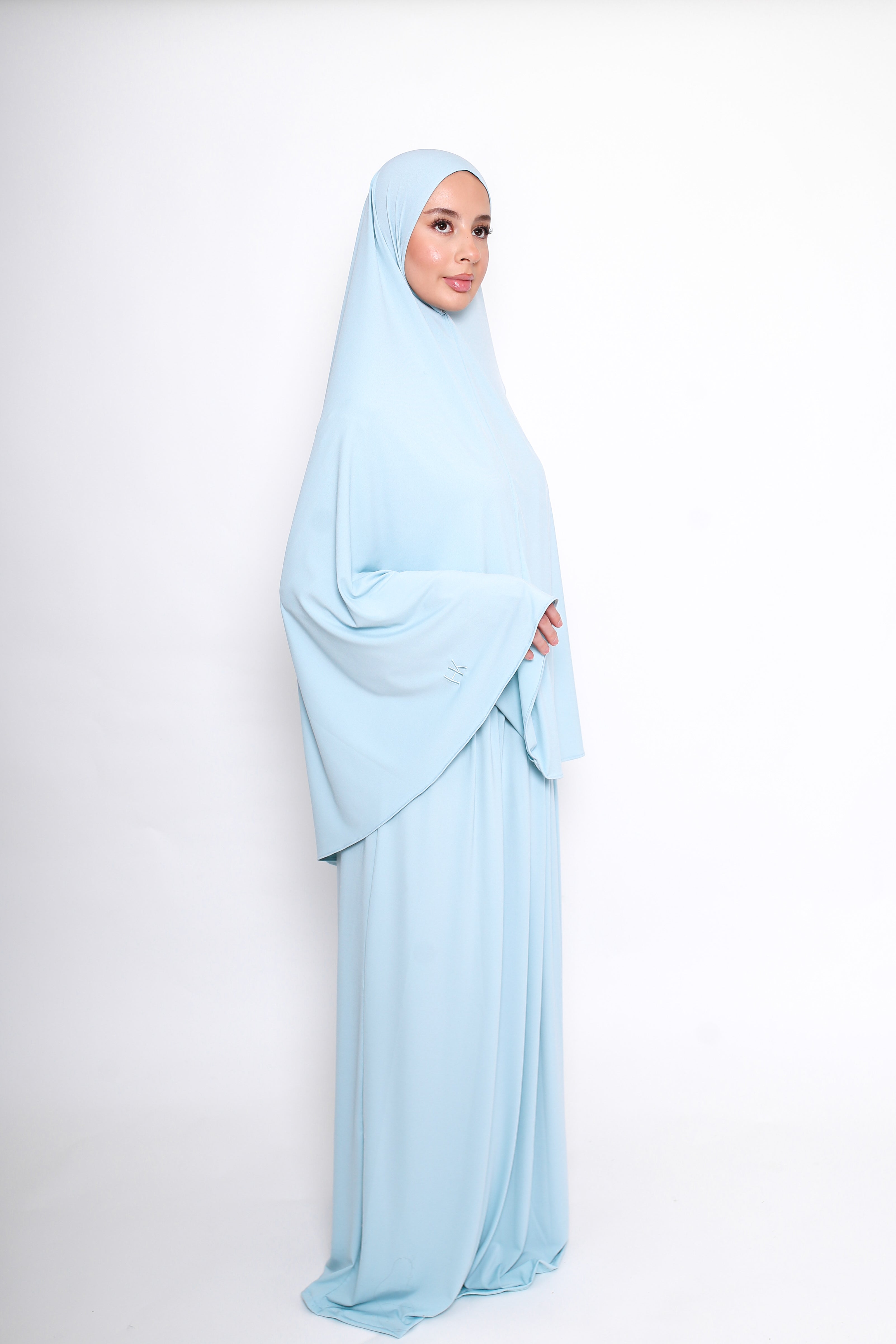 KHIMAR SET - BABY BLUE