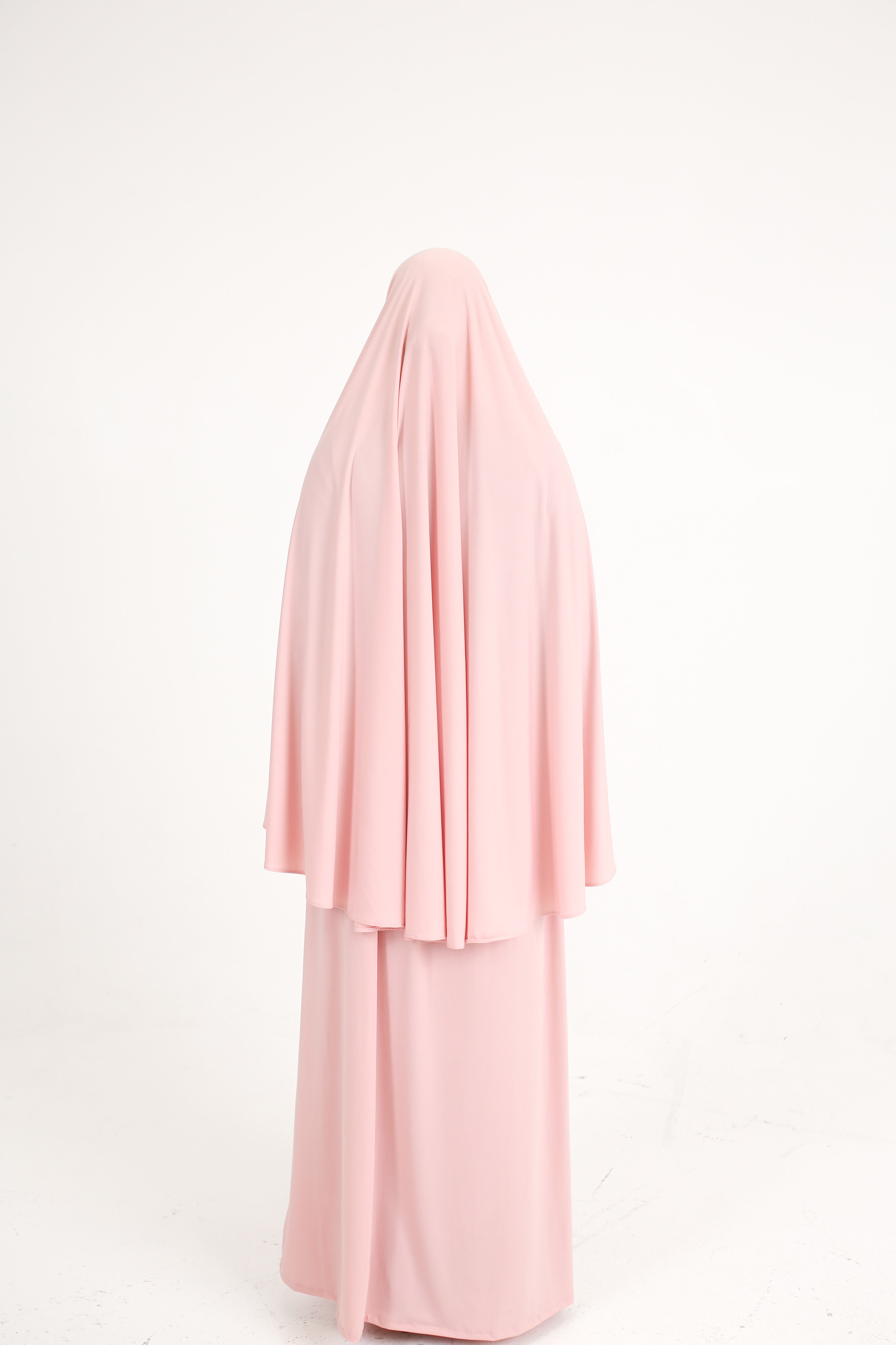 KHIMAR SET - BABY PINK
