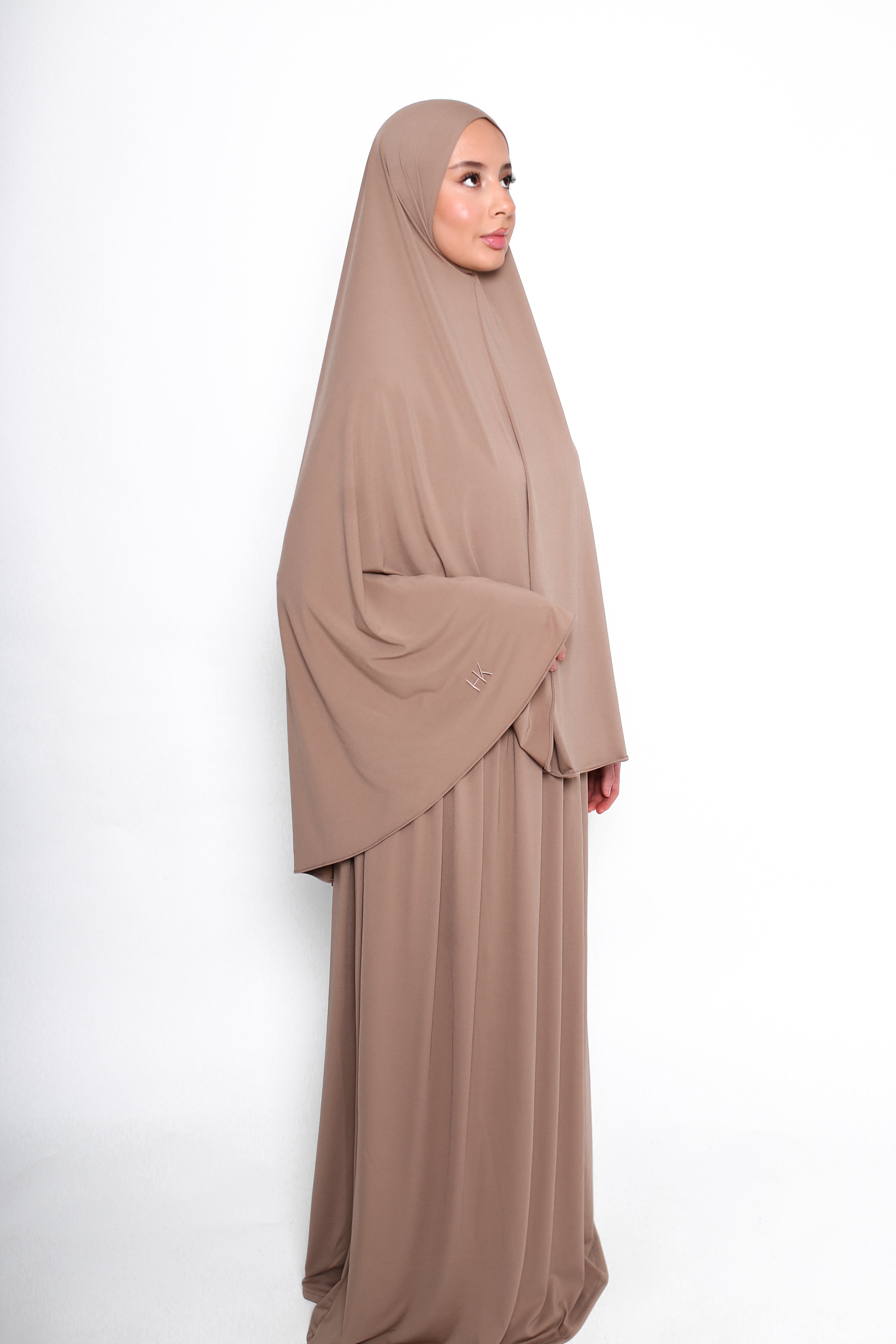 KHIMAR SET - ASH BROWN
