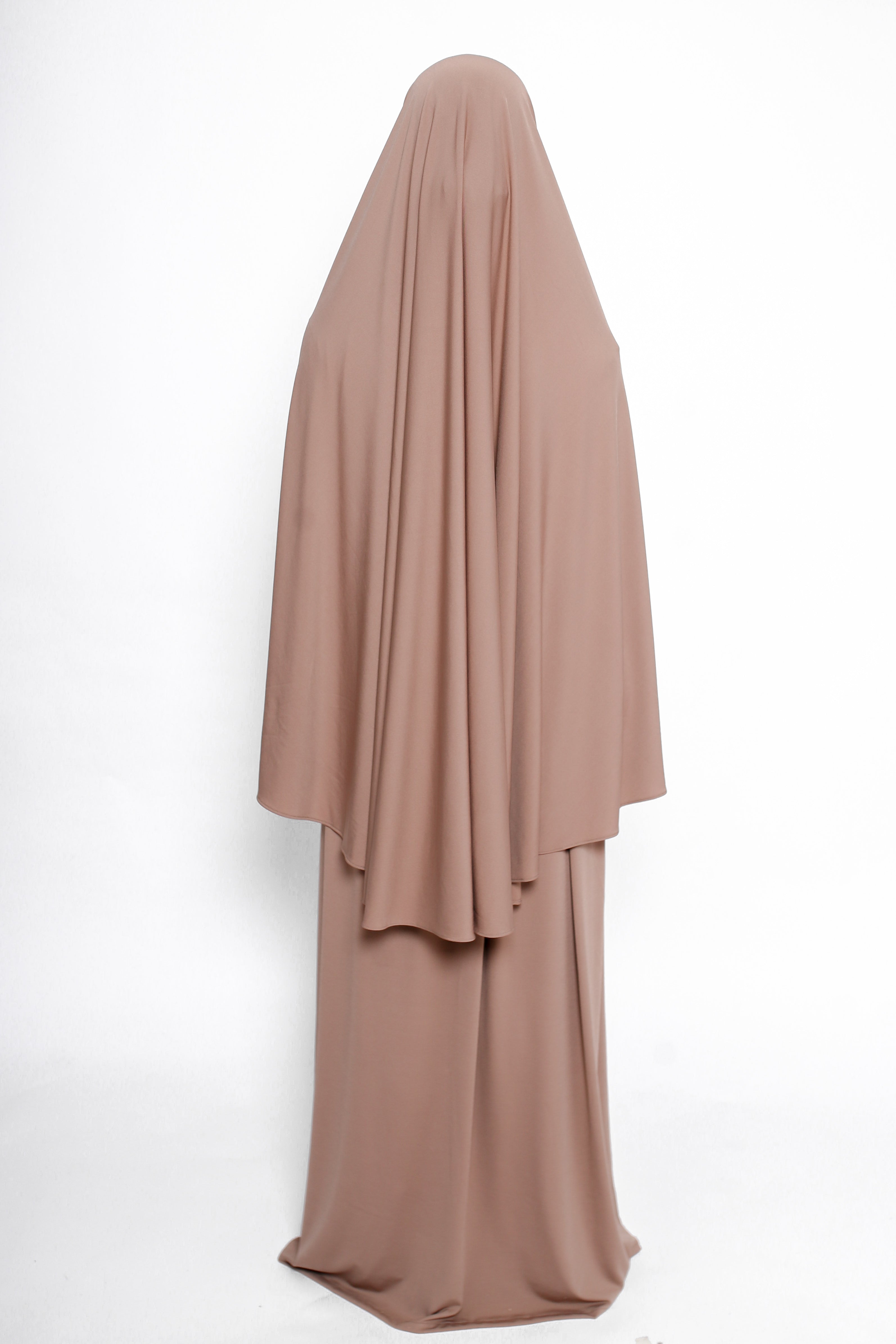 KHIMAR SET - ASH BROWN