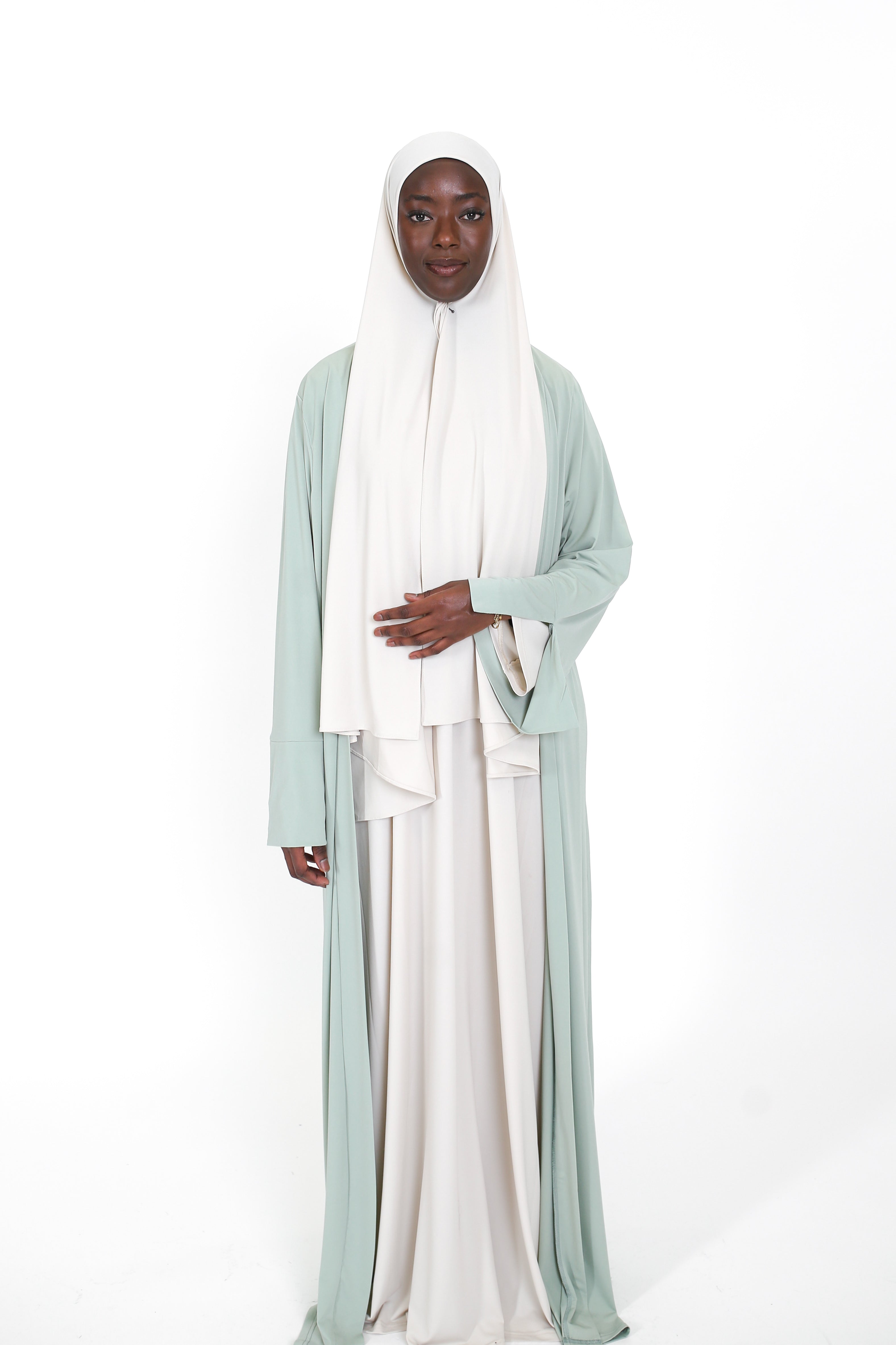 Open Abaya - Matcha