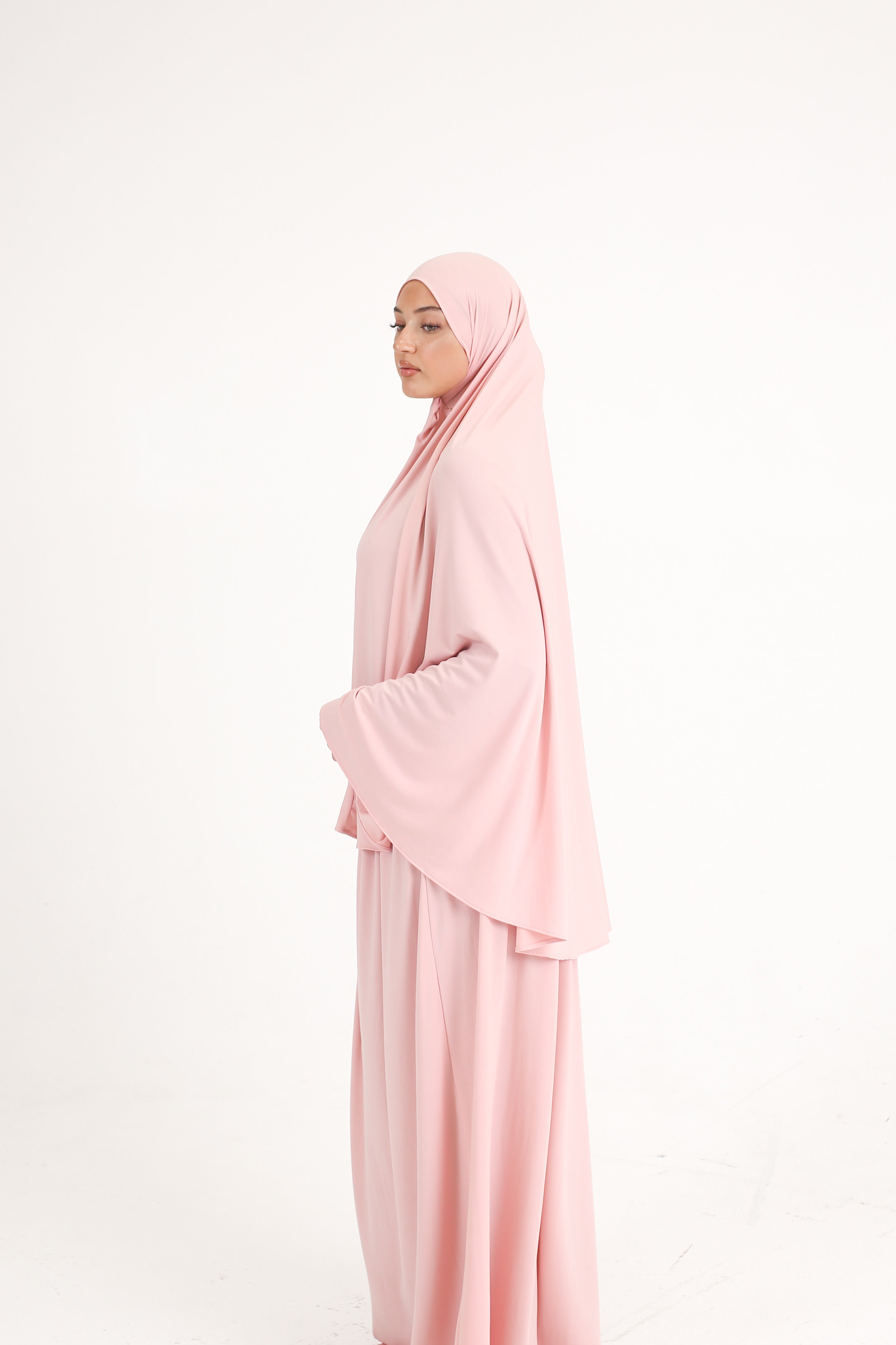 KHIMAR SET - BABY PINK