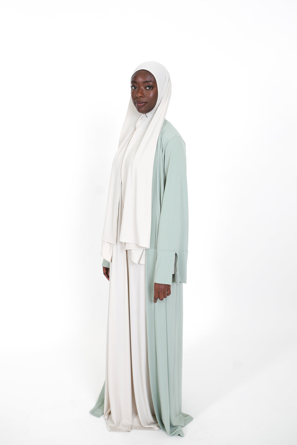 Open Abaya - Matcha