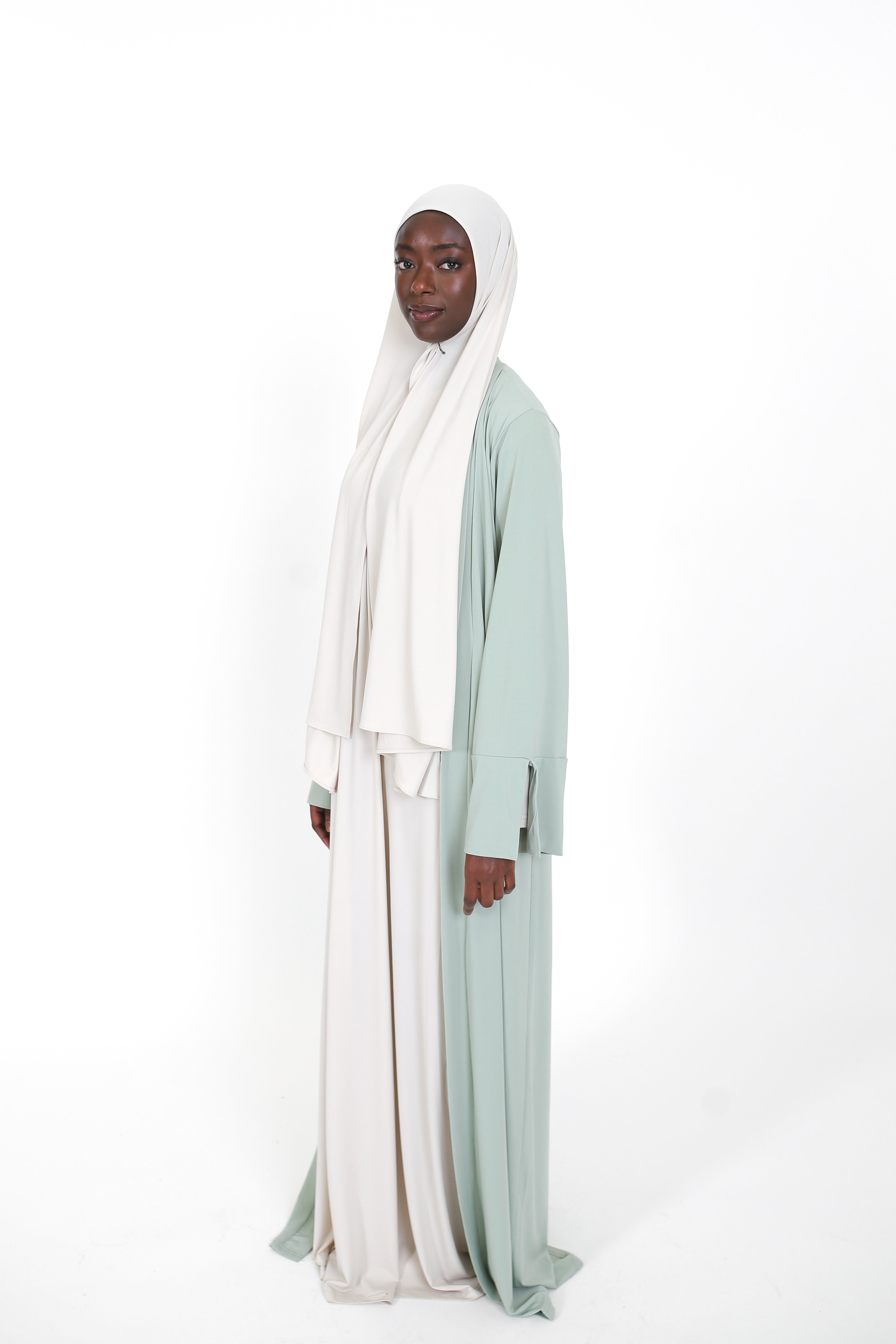 Open Abaya - Matcha