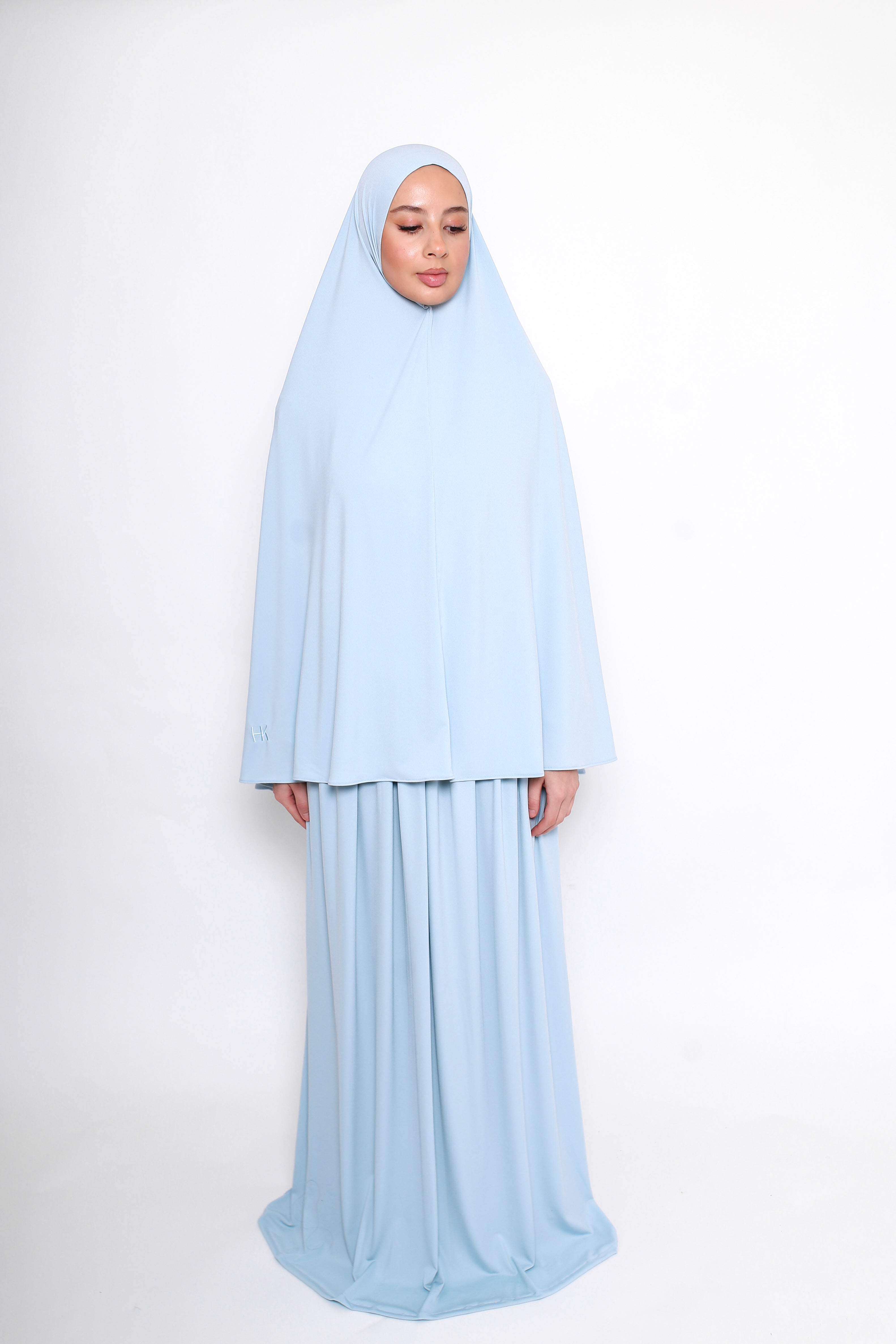 KHIMAR SET - BABY BLUE
