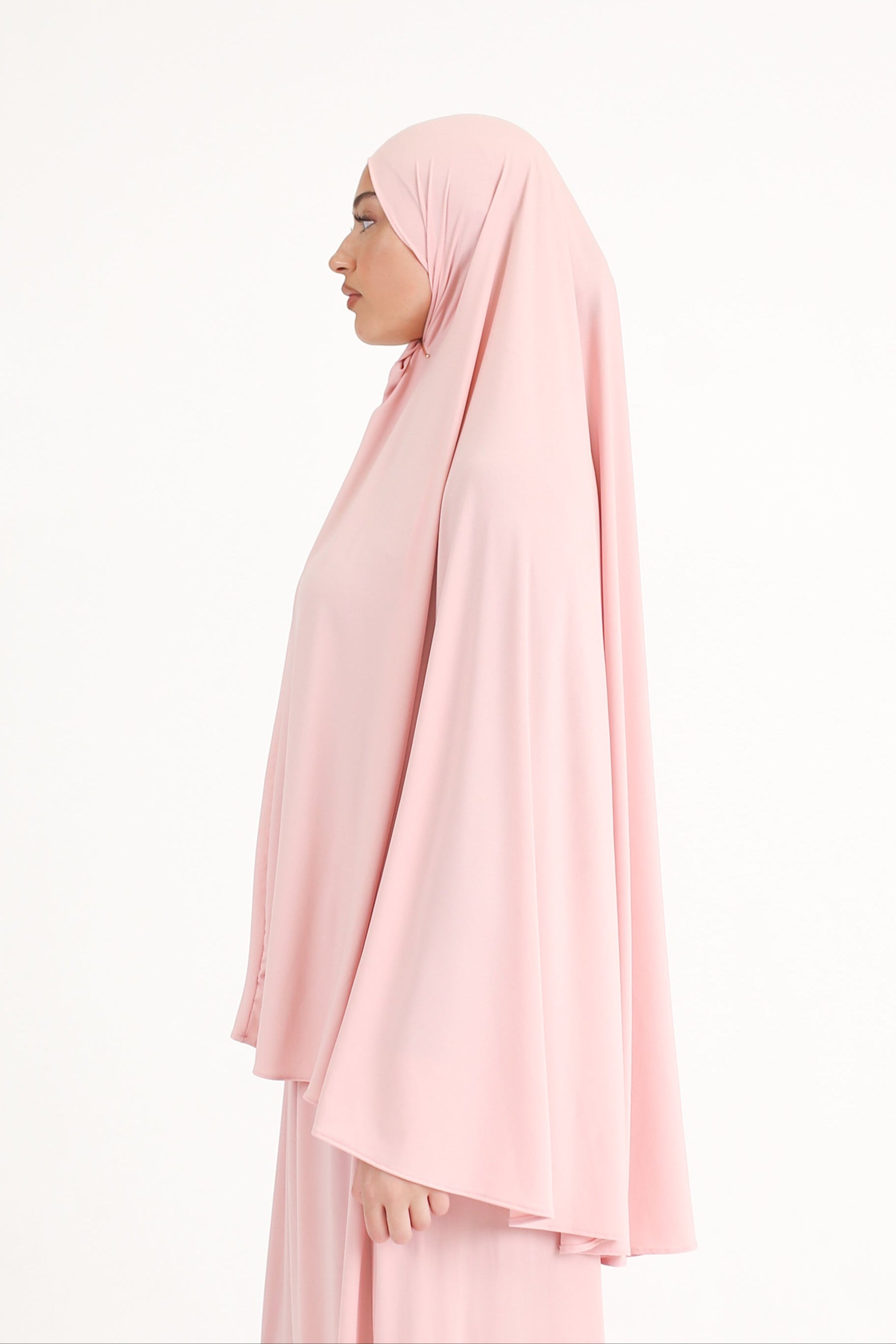 KHIMAR SET - BABY PINK