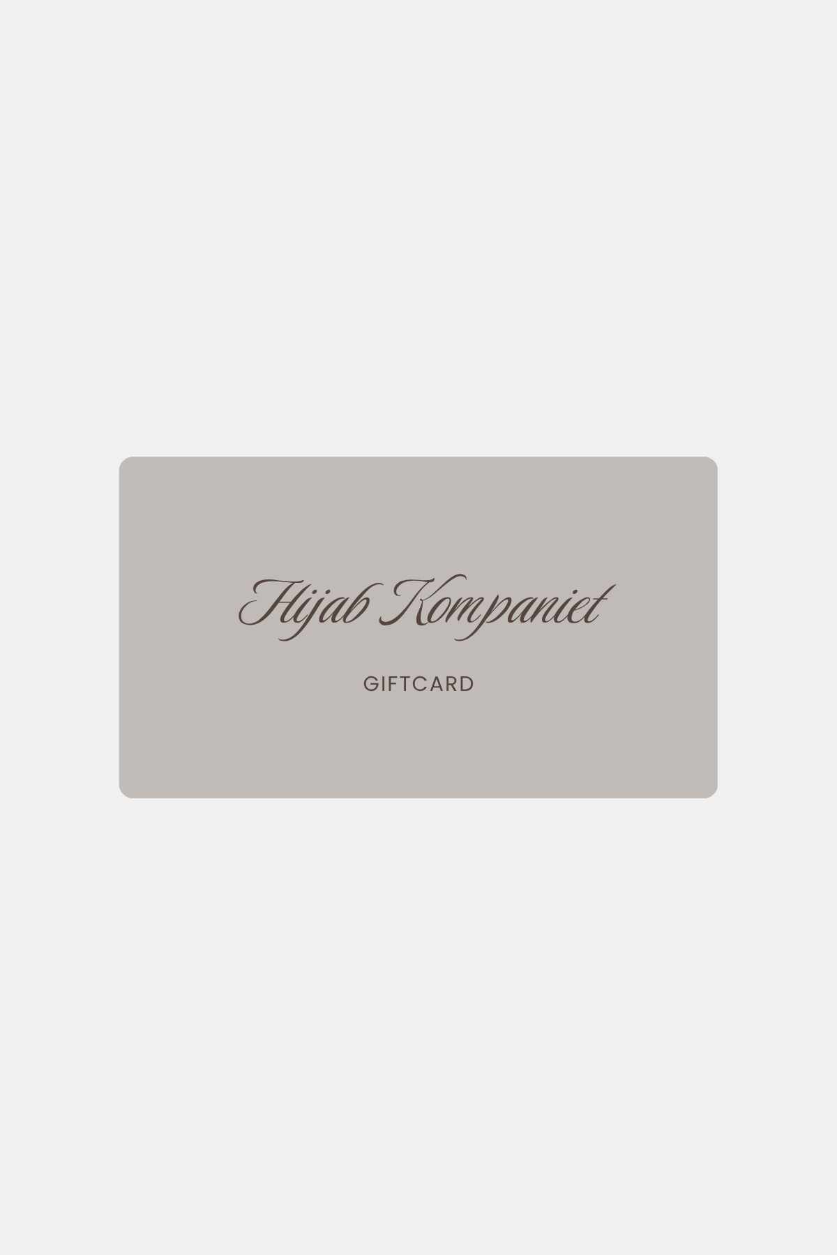E-GIFT CARD