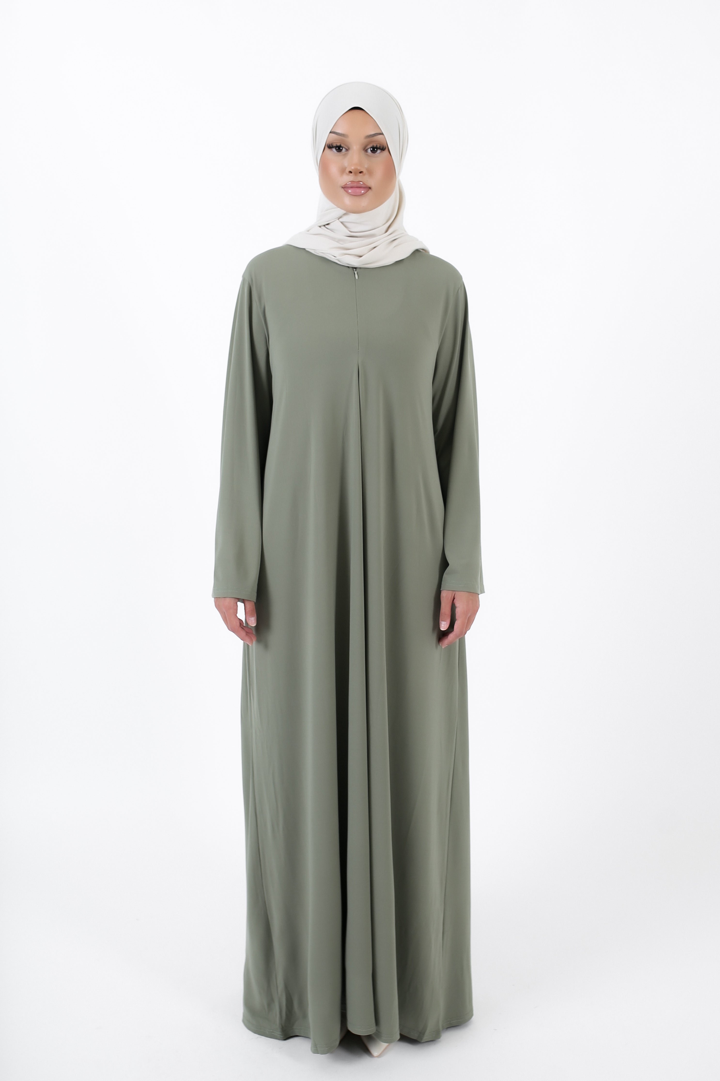 Zipped Abaya